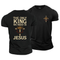 Men's The Only King We Need Is Jesus Cotton T-Shirt